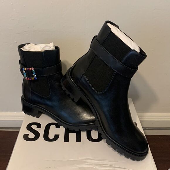 Schutz leather Buckle lug sole boot size 7,5 - Picture 9 of 10
